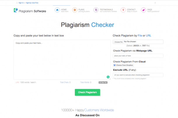 19 Best Free Online Plagiarism Checker Tools 2024 | BeginDot