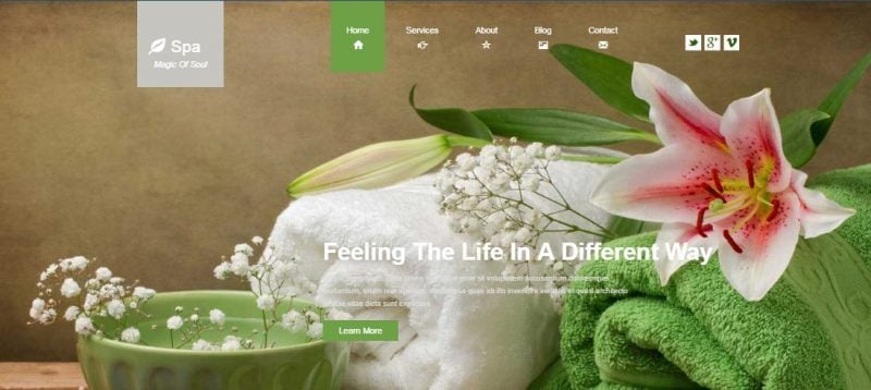 Spa HTML Template