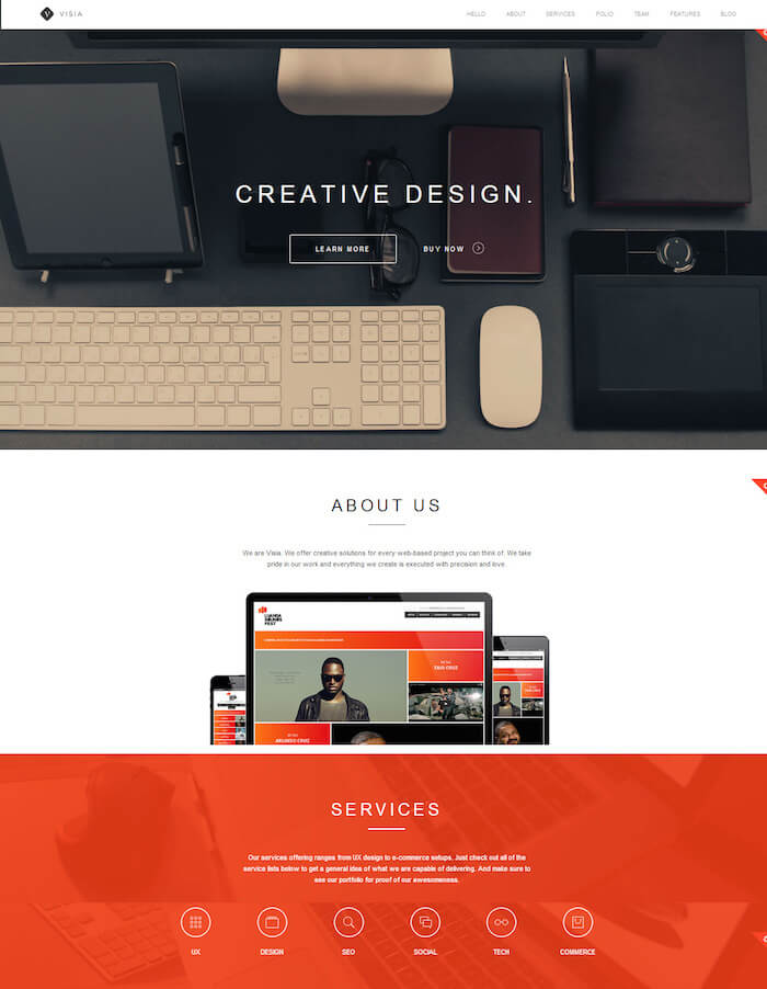 visia-portfolio-template