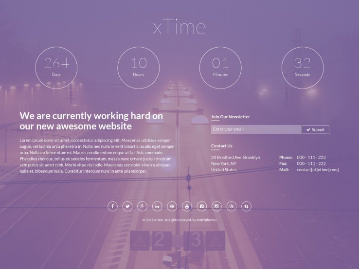 xtime WordPress theme