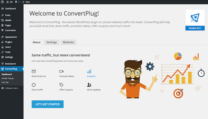 ConvertPlus Plugin Settings