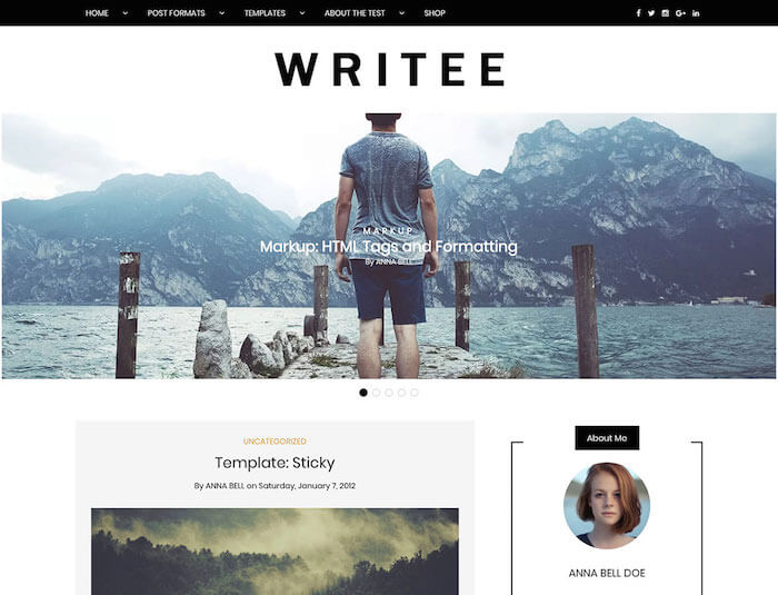 writee-free-personal-blog-wordpress-theme