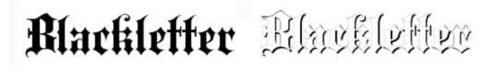 blackletter