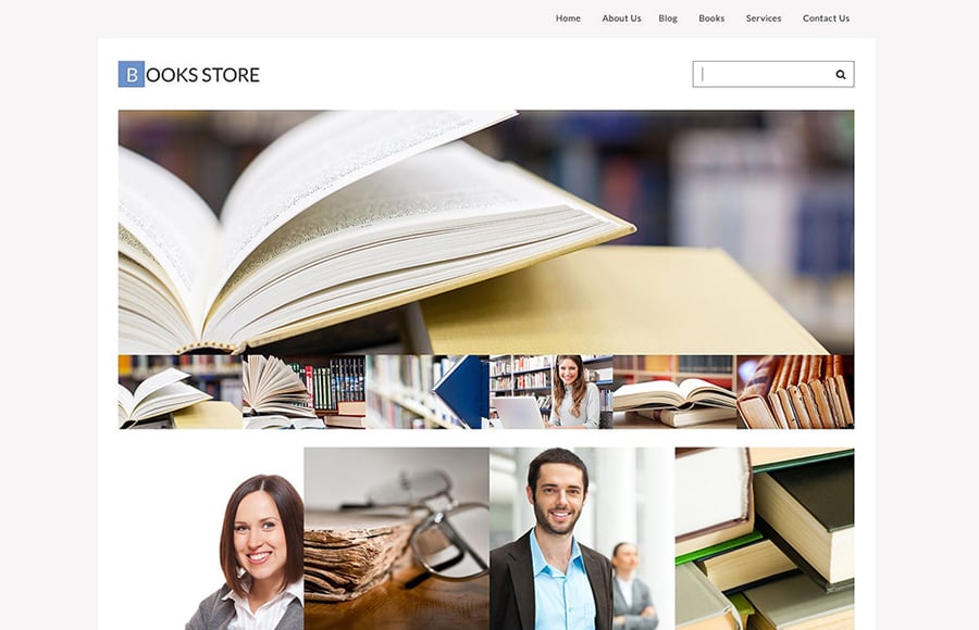 Book Store Responsive WordPress Theme