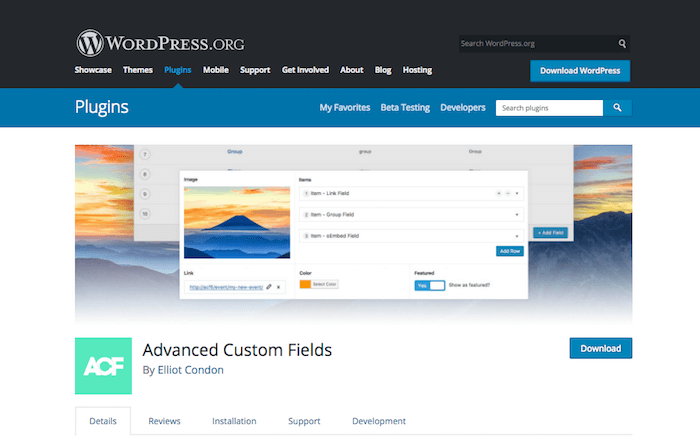 Advanced Custom Fields