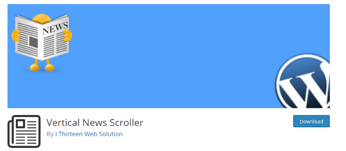 vertical-news-scroller