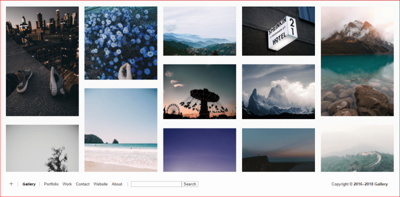 Gallery Tumblr Theme