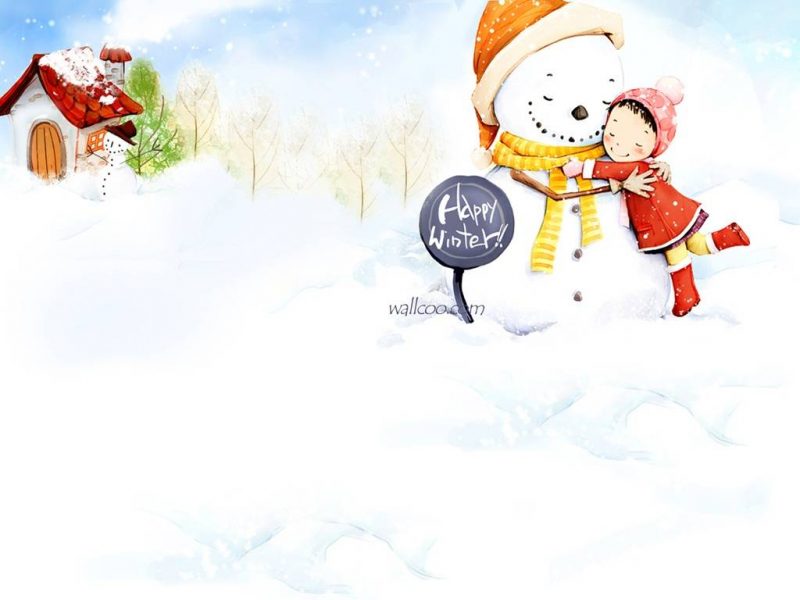 Happy Winters Wallpaper
