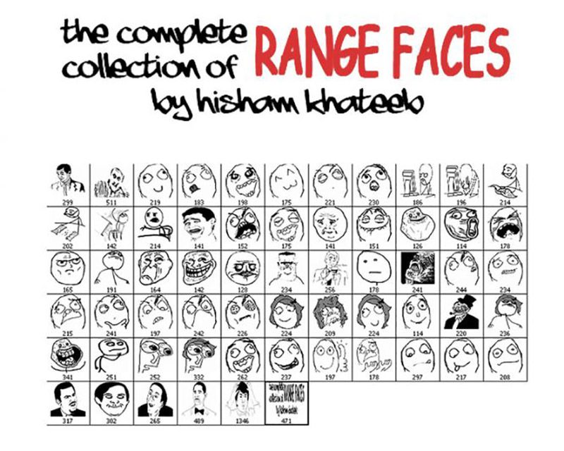 Memes Range Faces Brush