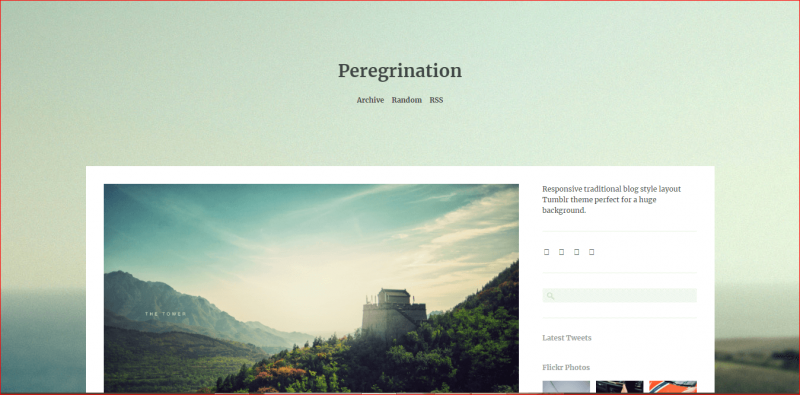 Peregrination Theme