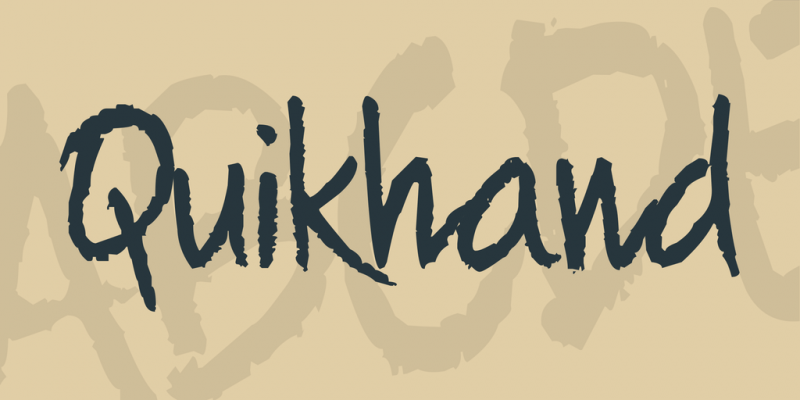 Quikhand Font