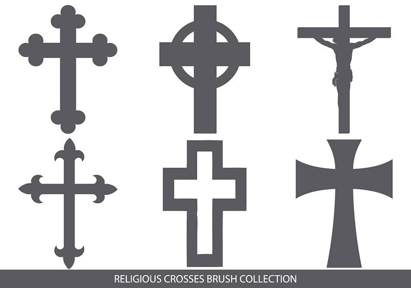 Religious Cross Brush Collection