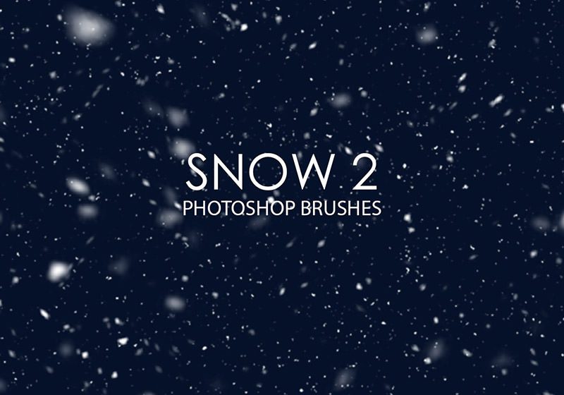 Snow Photoshop Brushes 2