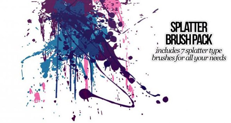 Splatter Photoshop Brushes