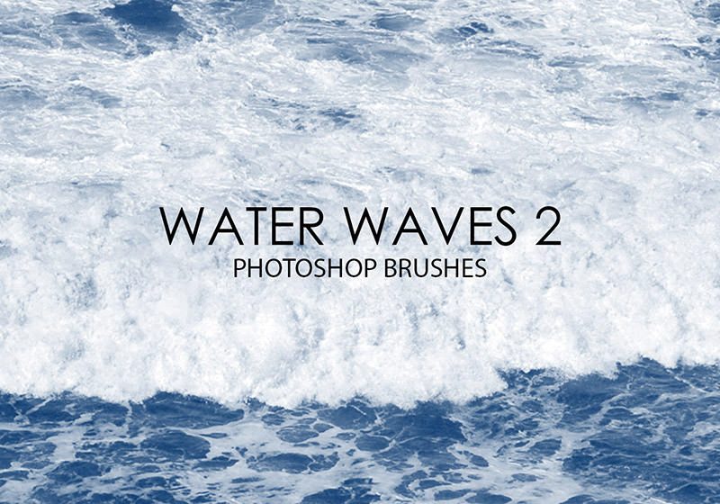 Water Waves Photoshop Brushes 2
