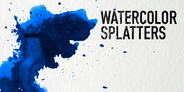 Watercolour Splatters