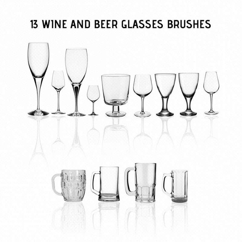 Wine Glasses and Beer Mugs