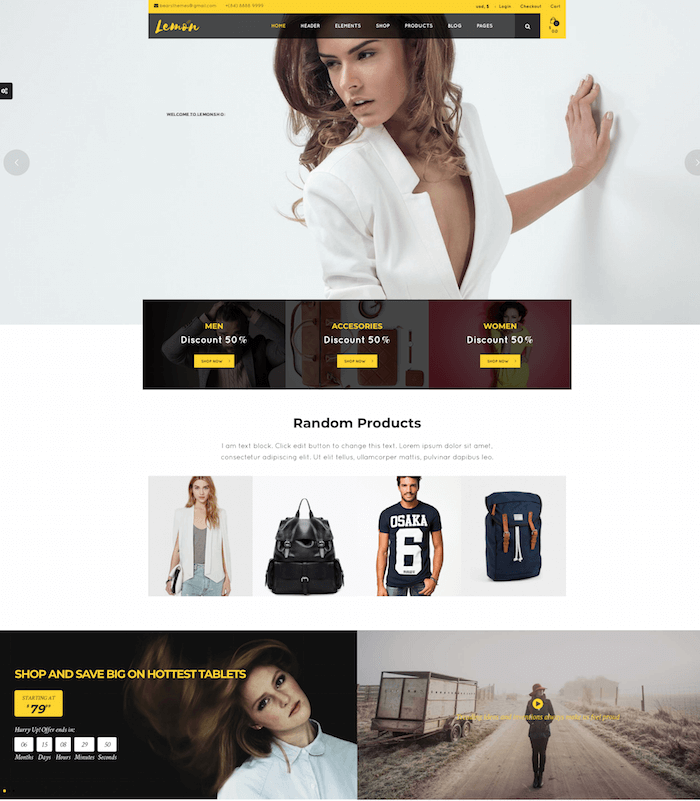 Lemon WordPress Theme