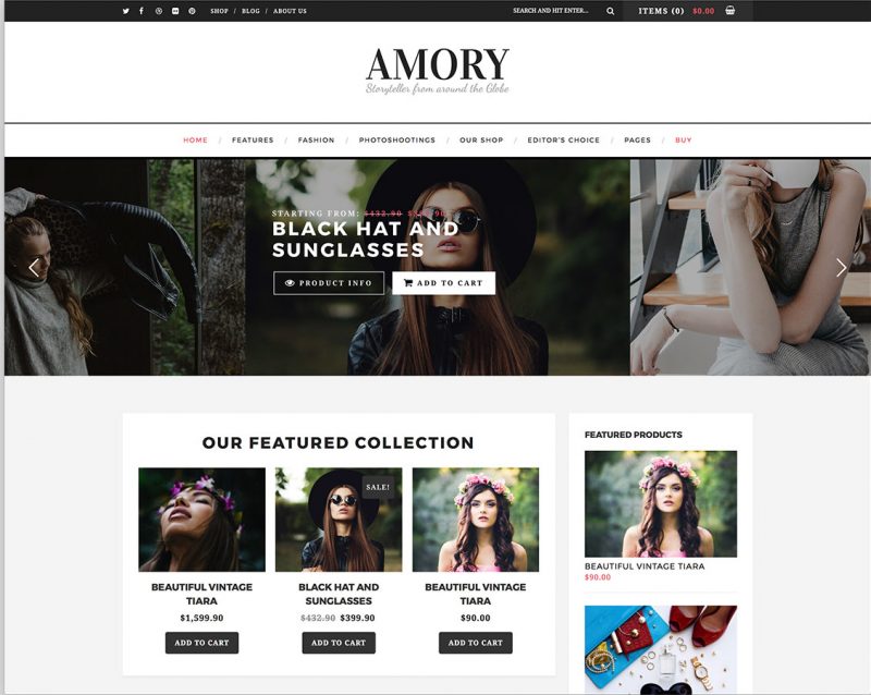 Amory Fashion Theme