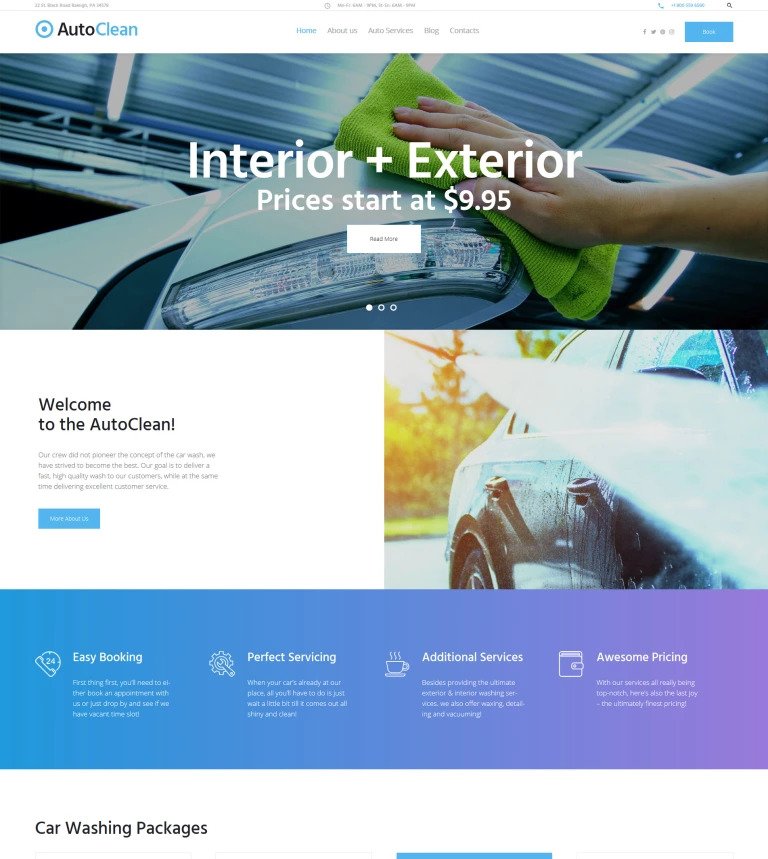 AutoClean WordPress Theme