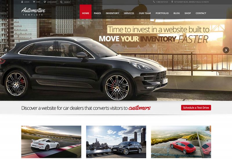 Automotive WordPress Theme