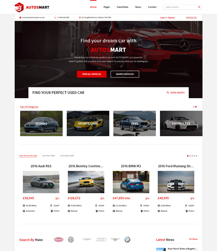 AutosMart WordPress Theme