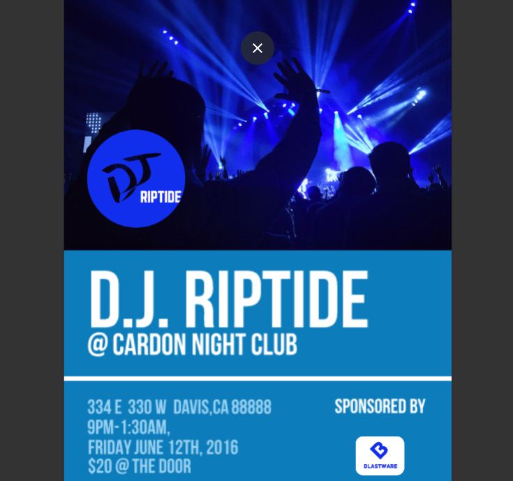 DJ Club Event Flyer Template