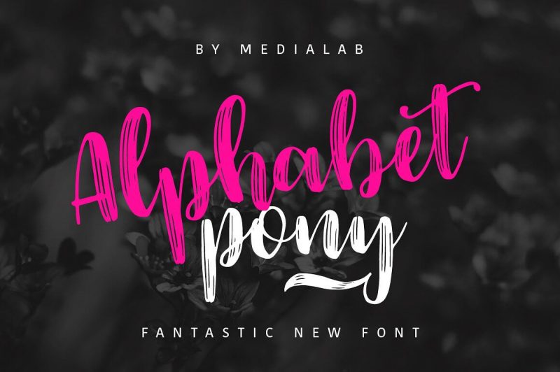 Alphabet Pony