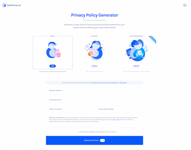 Privacy Policy Generator