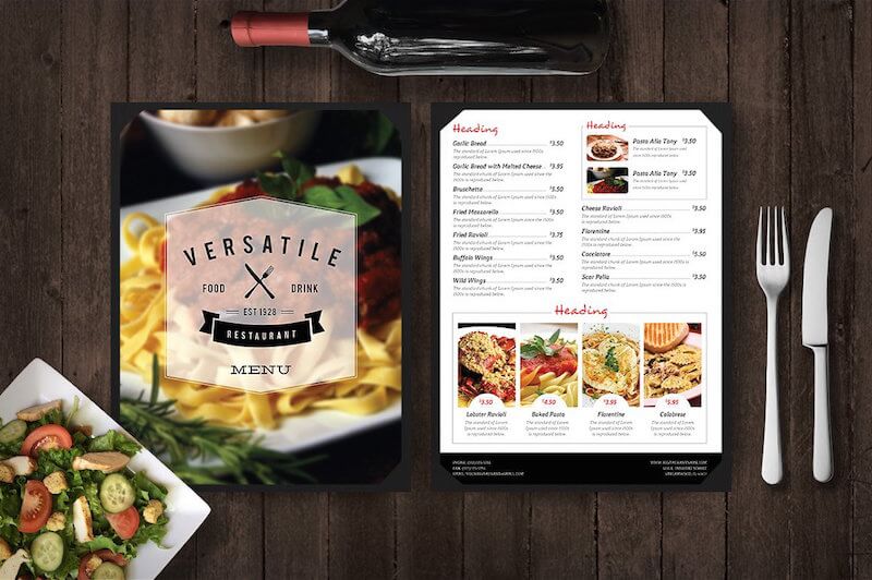 Download 50 Best Free Restaurant Menu Mockup Templates 2021