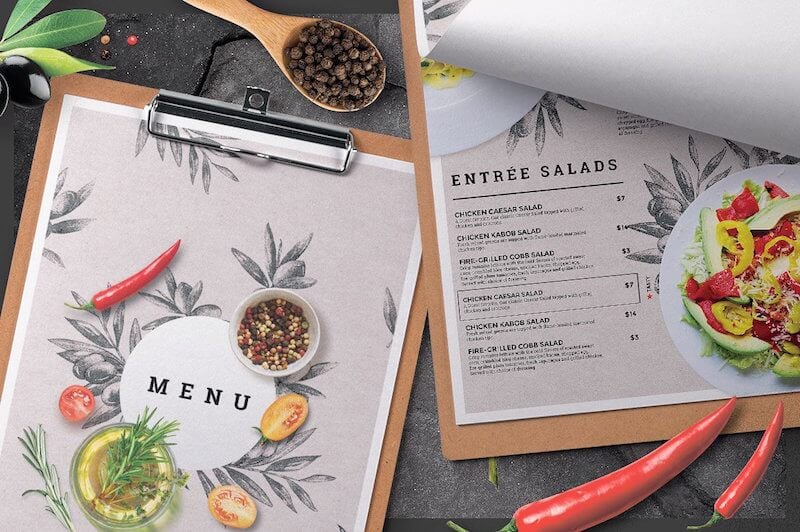 Download 50+ Best Free Restaurant Menu Mockup Templates 2021