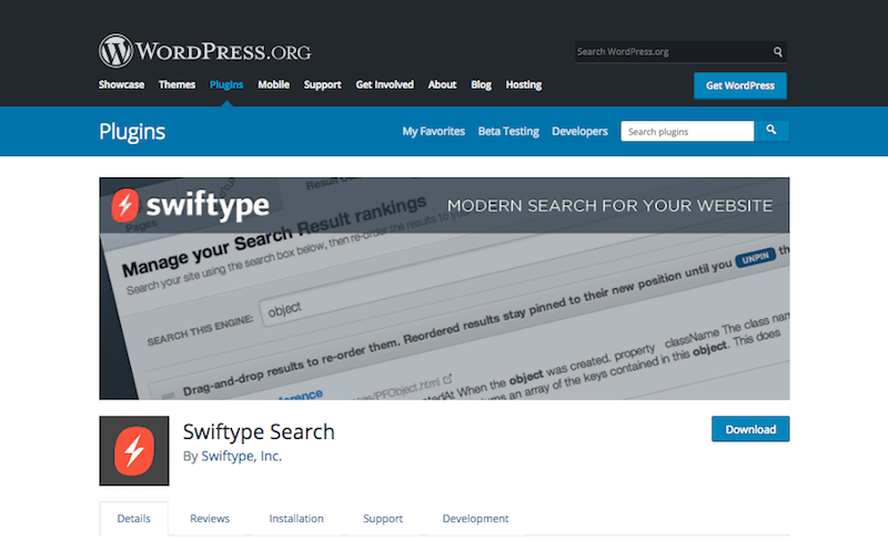Swiftype Search