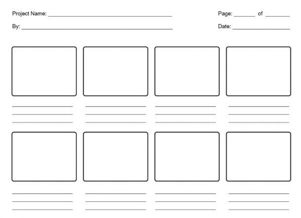 100+ Best Storyboard Templates Collection 2024 | Begindot