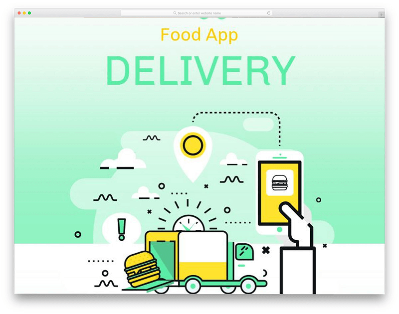 Food Delivery Email Template
