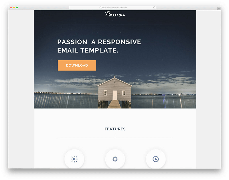 Passion MailChimp Email Template