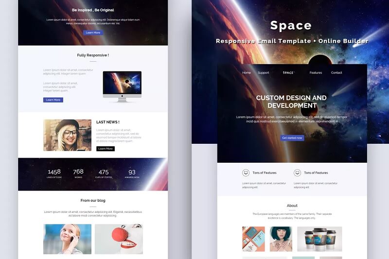 Space Email Template