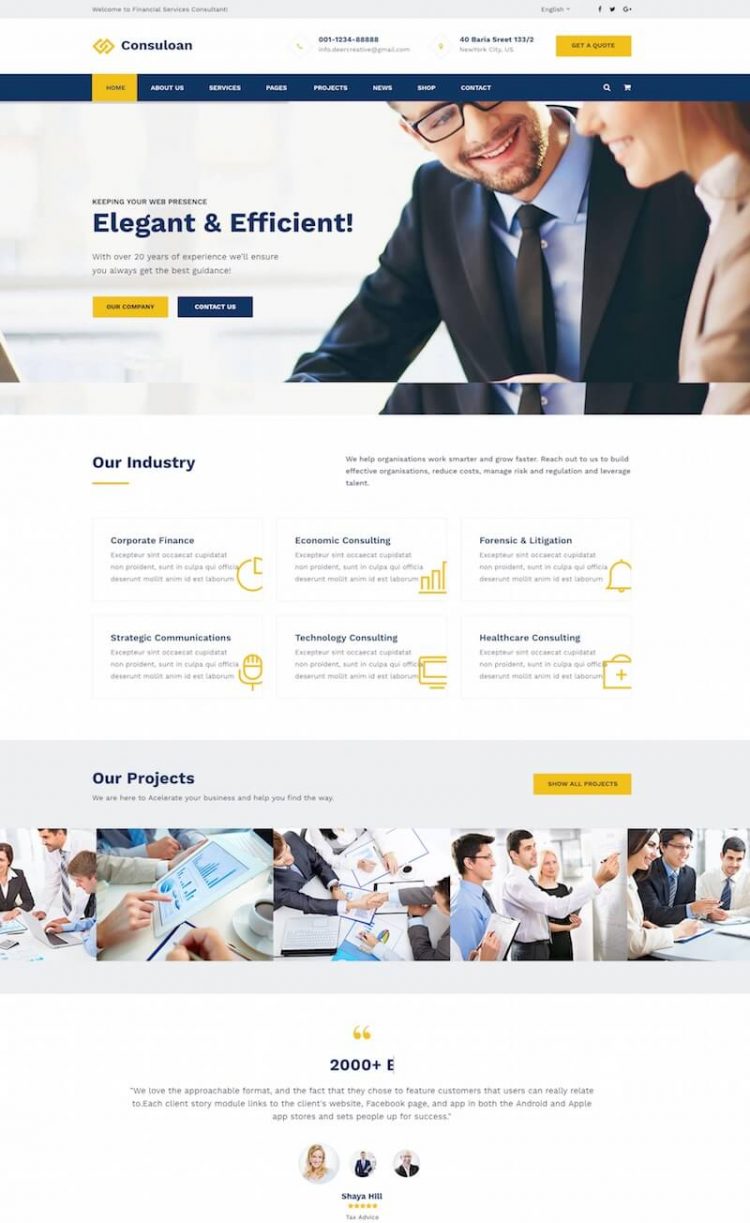 20 Best HTML Consulting Business Website Templates 2024 | BeginDot