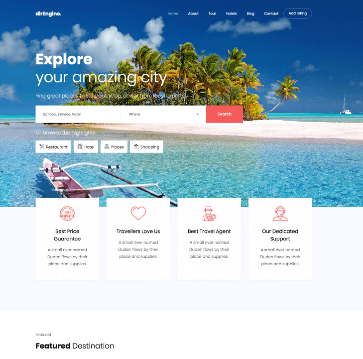 Free Css Website Templates Download For Travel Agency Printable