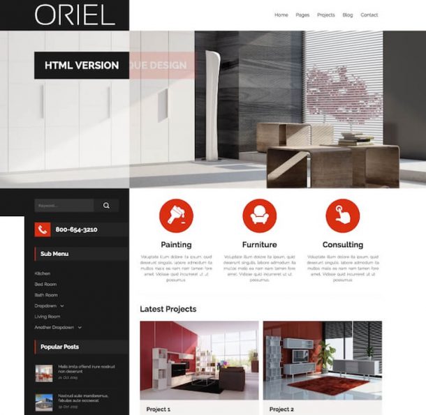 25 Best Interior Design HTML5 Website Templates 2024 | Begindot