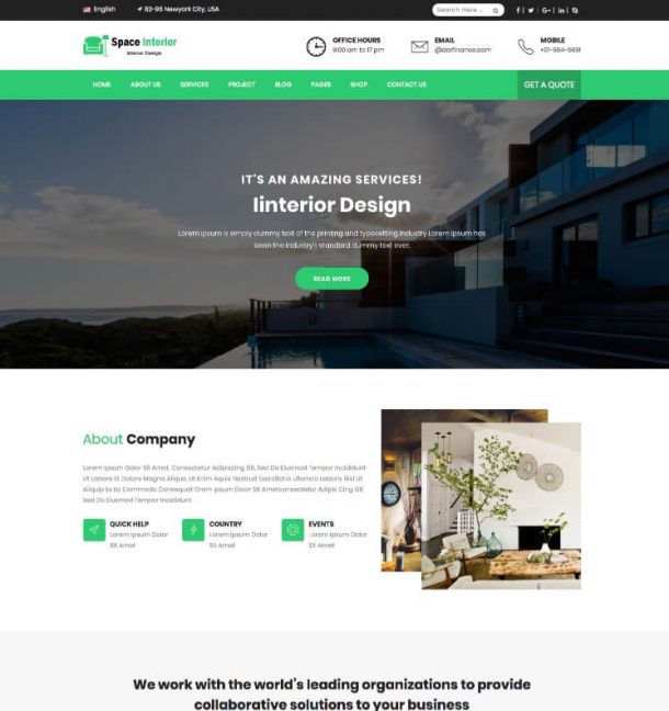 25 Best Interior Design HTML5 Website Templates 2024 | BeginDot