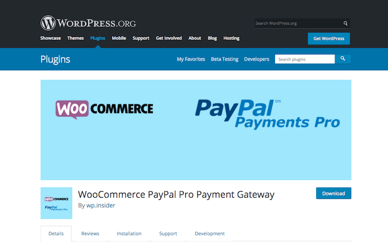 PayPal Pro for WooCommerce Sites