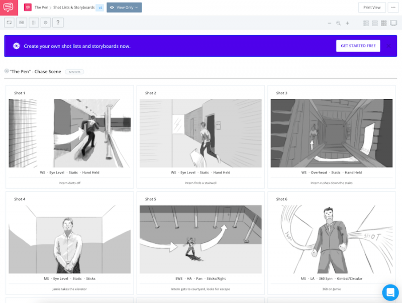 100+ Best Storyboard Templates Collection 2024 | Begindot