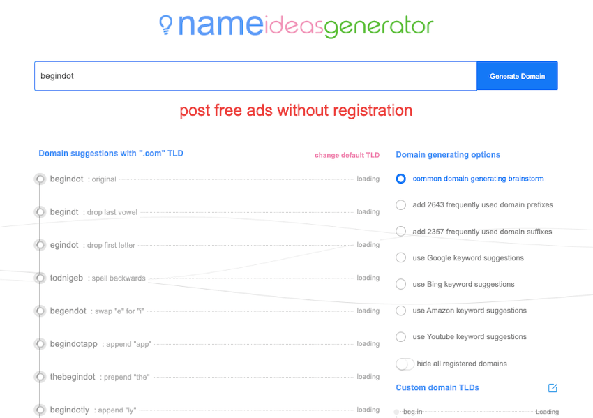 Name Idea Generators