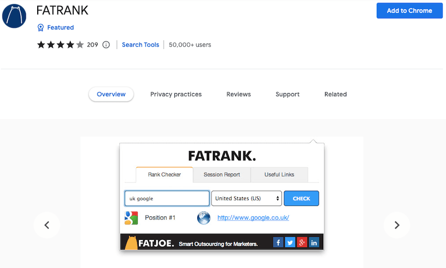 FATRANK Keyword Rank Checker