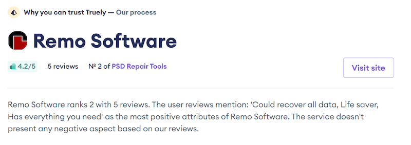 Remo Repair PSD Software Review