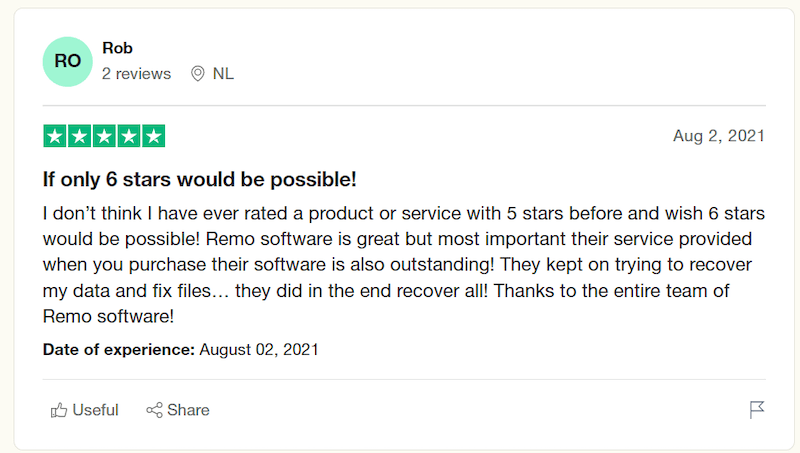 Remo Repair PSD Software on Trustpilot