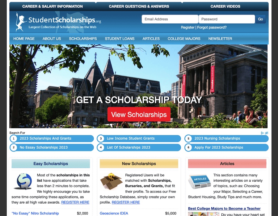 12 Best Scholarship Search Platforms For Students 2024 | Begindot