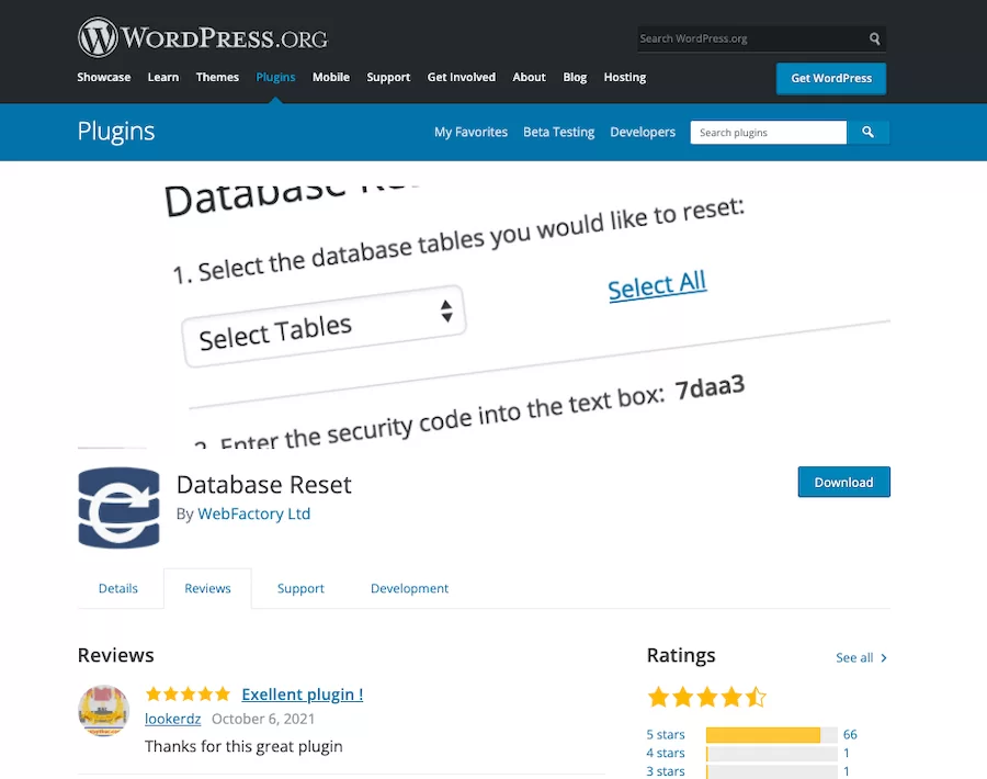 Database-Reset
